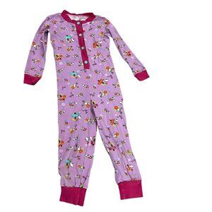 American Girl WellieWishers Hop to It Girls 6 Pajamas Purple Bunny Print